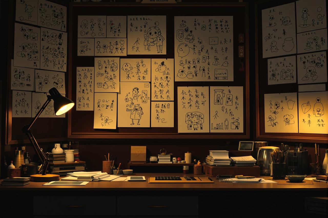 漫剧工厂 - 创作工作室氛围